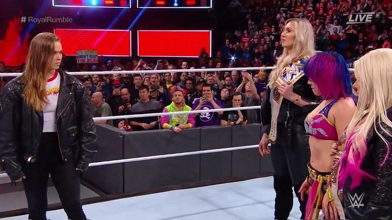 It's great that Rousey didn't steal Asuka's Rumble win